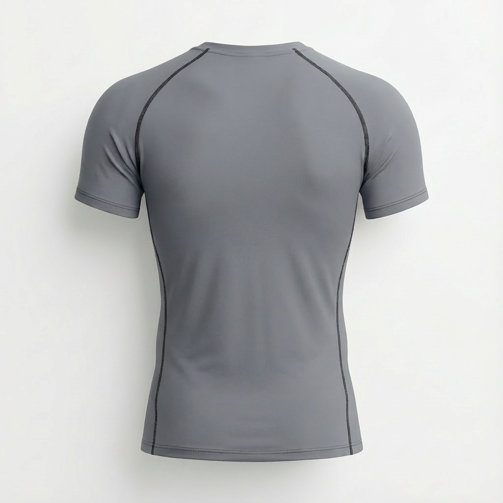 Compression Running Tee Gray
