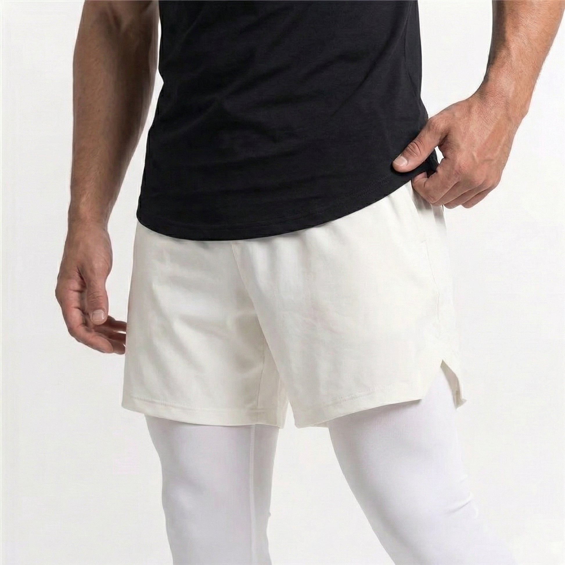 Beige White