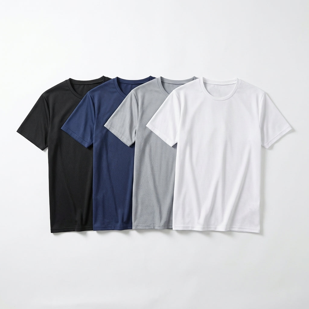 Black, Navy Blue, Gray, White